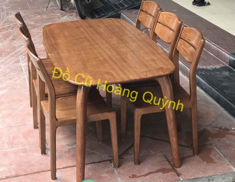 bàn ăn cũ hải phòng gia đình - đồ cũ hoàng quỳnh - docuhaiphong.vn - 0913040613