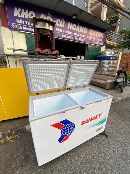 Tủ đông Sanaky 360L 2 ngăn đông mát - chợ đồ cũ hoàng quỳnh - 0913040613 - docuhaiphong.vn