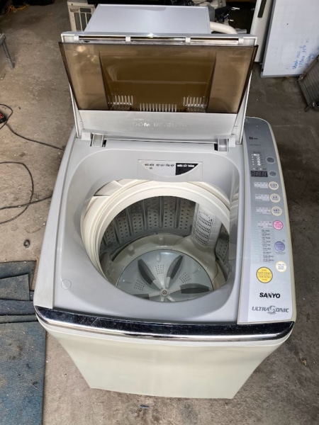 Máy giặt Sanyo 9kg inverter - chợ đồ cũ hoàng quỳnh - 0913040613 - docuhaiphong