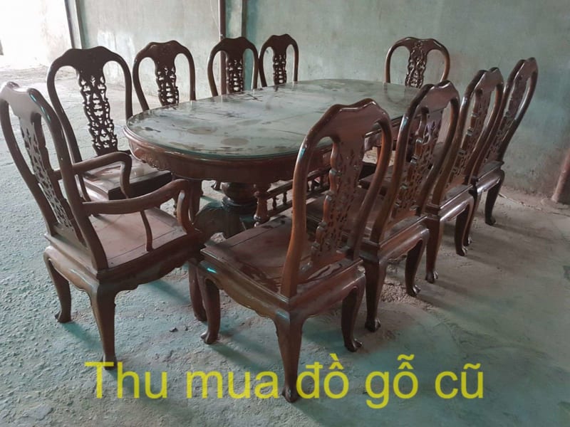 Mua bàn ghế cũ - Thu mua đồ gỗ cũ Hải Phòng 0913040613 - chợ đồ cũ hoàng quỳnh - docuhaiphong.vn